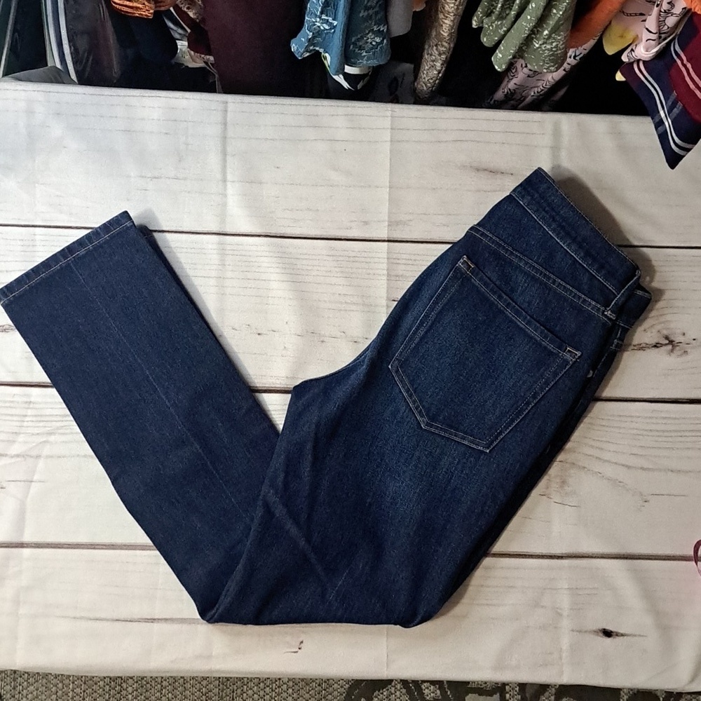 Banana Republic Dark Blue High Rise Skinny Size 28